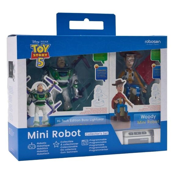 Disney Interactive Robot Toy Story 5 Set - Buzz Lightyear & Woody (Hi-Tech Edition) *French Version*
