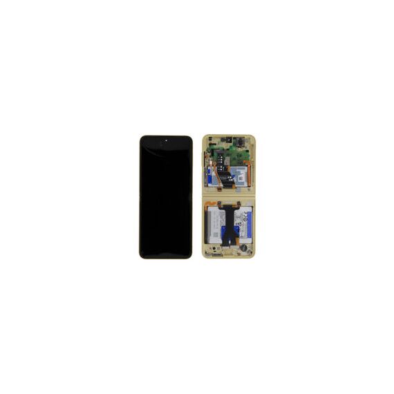 Samsung (GH82-35015B) OLED Touchscreen (incl. Battery) - Yellow, Galaxy Z Flip6; SM-F741B