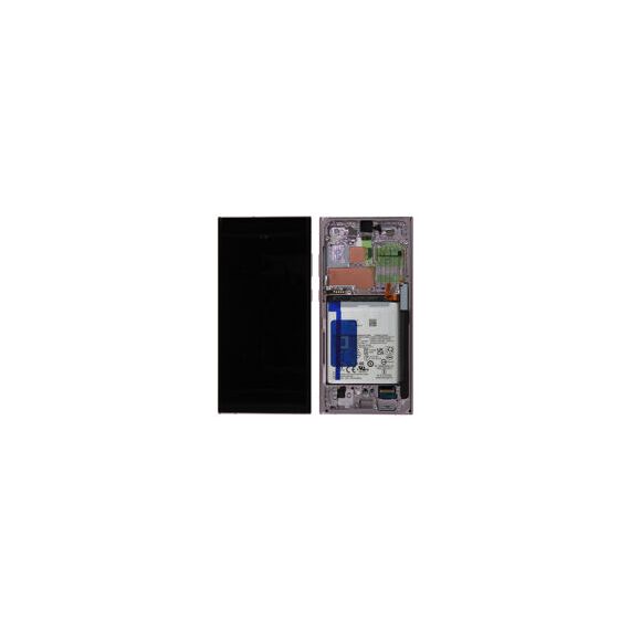 Samsung (GH82-30467D) Display incl. battery (Original) - Lavender, Samsung Galaxy S23 Ultra; SM-S918B