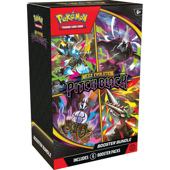 Pokémon - Mega Evolution ME05: Pitch Black - Booster Bundle (POK10422-101) / Toys