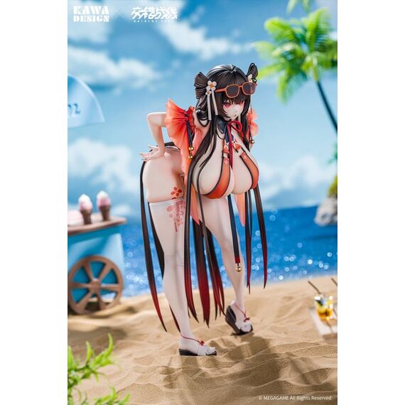 Daiblos Core PVC Figure 1/6 Maree Rouge Rakubai no Utage 25 cm