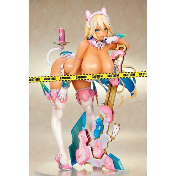 Meido-Busou PVC Figure 1/7 Ax Experimental Equipment - Ama gal camouflage Ver. 24 cm