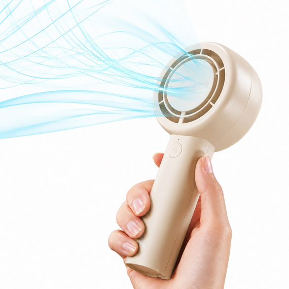 AECOOLY Halo 01 portable handheld fan, beige