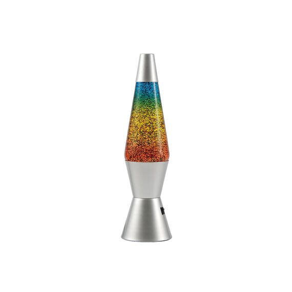 iTotal - Spaceship LED Glitter Lamp - Silver base and rainbow glitter (XL3340) / Baby and Children