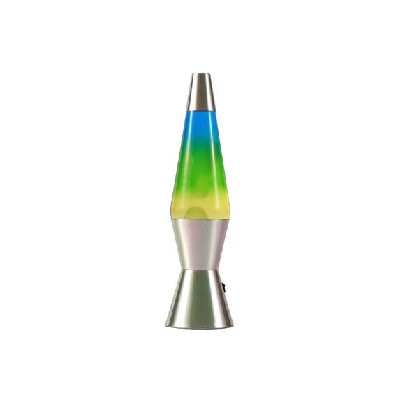 iTotal - Spaceship LED Lava Lamp with Chrome Base - Yellow/Blue (XL3322) / Baby and Children