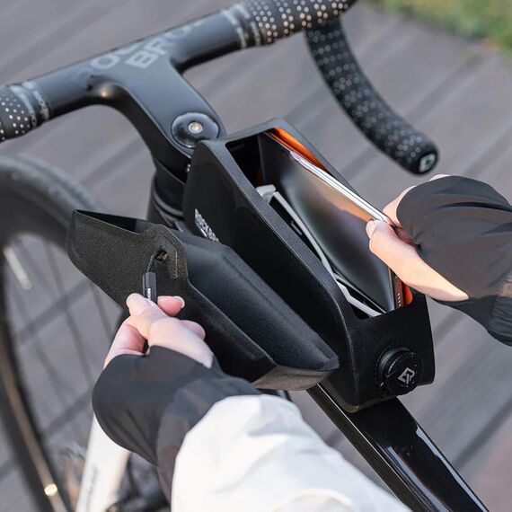 Rockbros AS-134 ROAD TO SKY waterproof bike frame bag 0.6 l - black