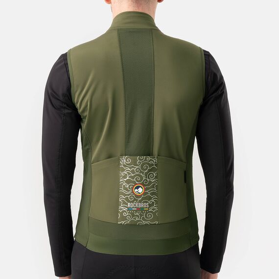 Rockbros TLMJ002 ROAD TO SKY insulated windproof vest L - green