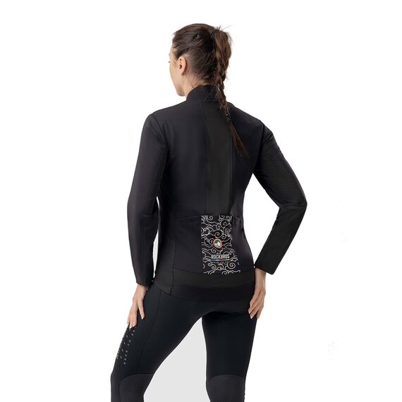 Rockbros TLWT001 ROAD TO SKY windproof insulated cycling jersey M - black