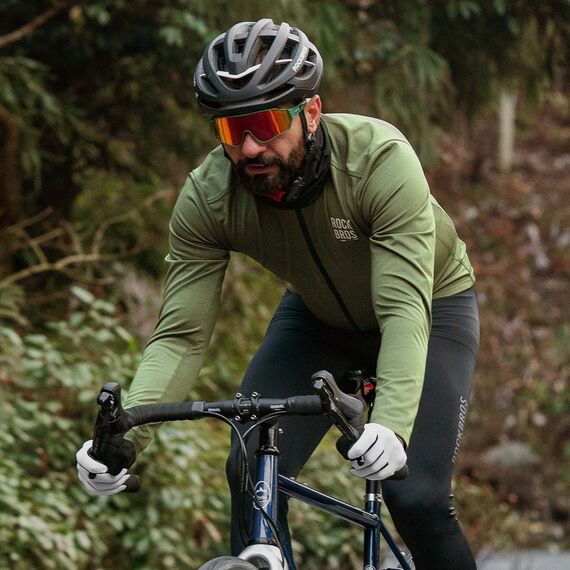 Rockbrs TLWT001 ROAD TO SKY cycling sweatshirt, windproof, insulated, S - green