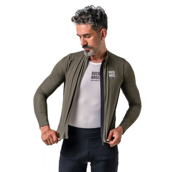 Rockbros 15220003002 ROAD TO SKY men's long sleeve cycling jersey S - green