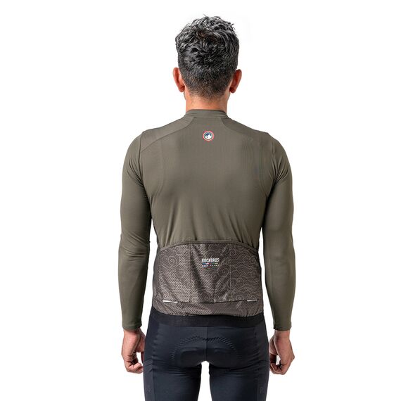 Rockbros 15220003002 ROAD TO SKY men's long sleeve cycling jersey S - green