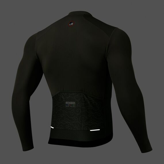 Rockbros 15220003004 ROAD TO SKY men's cycling jersey long sleeve L - green