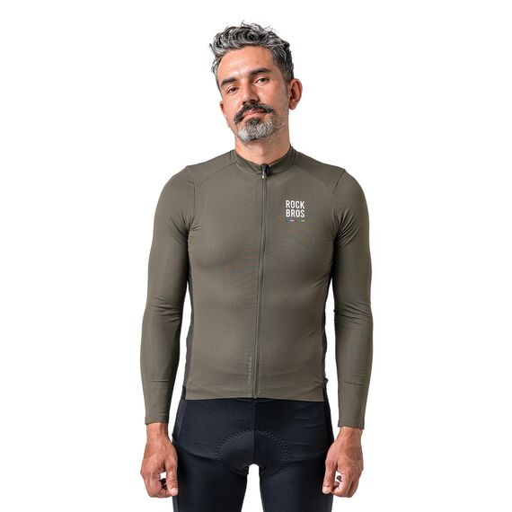 Rockbros 15220003004 ROAD TO SKY men's cycling jersey long sleeve L - green