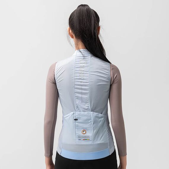Rockbros TLMJ003 ROAD TO SKY women's lightweight breathable cycling vest S - blue