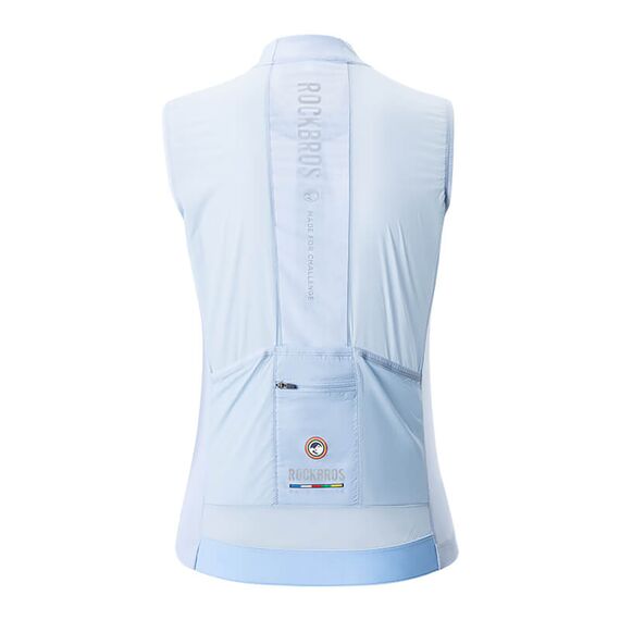 Rockbros TLMJ003 ROAD TO SKY women's lightweight breathable cycling vest L - blue