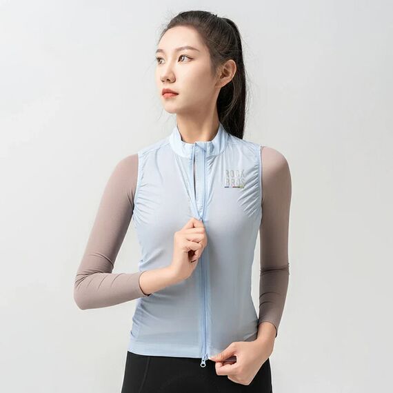Rockbros TLMJ003 ROAD TO SKY women's lightweight breathable cycling vest L - blue