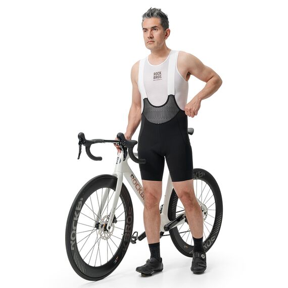 Rockbros TLDK001-1 ROAD TO SKY Men's Cycling Shorts with Pad Size L - Black