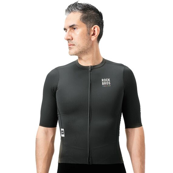 Rockbros 15220032001 ROAD TO SKY men's cycling jersey short sleeve M - black