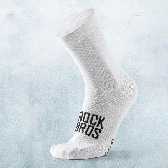 Rockbros 49210016001 ROAD TO SKY Cycling Socks 43-46 cm - White