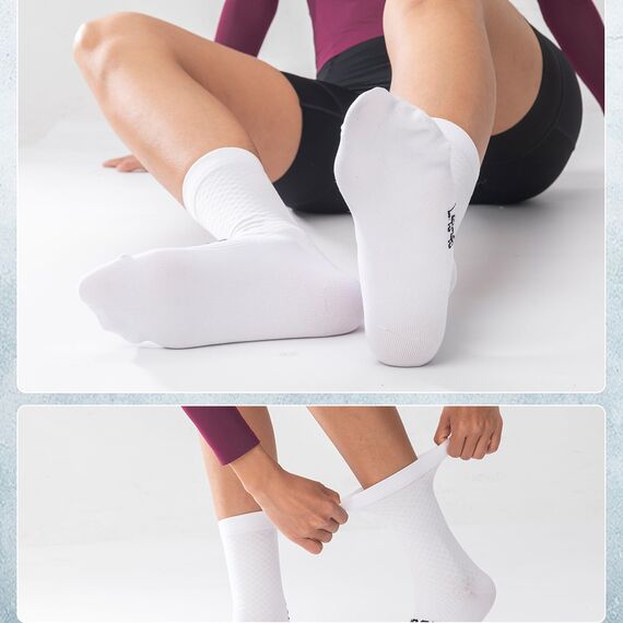 Rockbros 49210016001 ROAD TO SKY Cycling Socks 39-42 cm - White