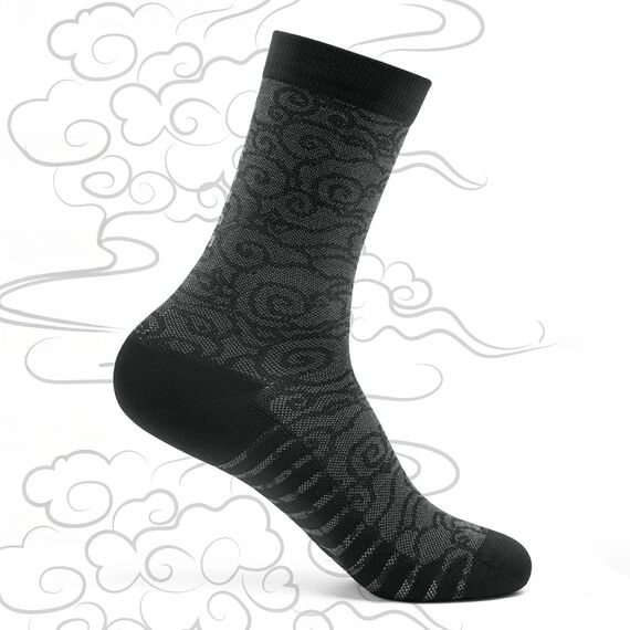 Rockbros 490025001 ROAD TO SKY Cycling Socks 39-42 cm - Black