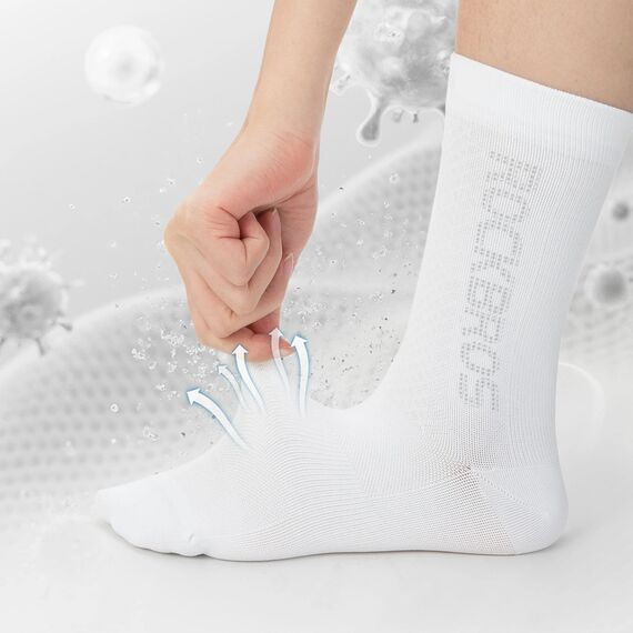 Rockbros 490067005 Reflective Cycling Socks S - White