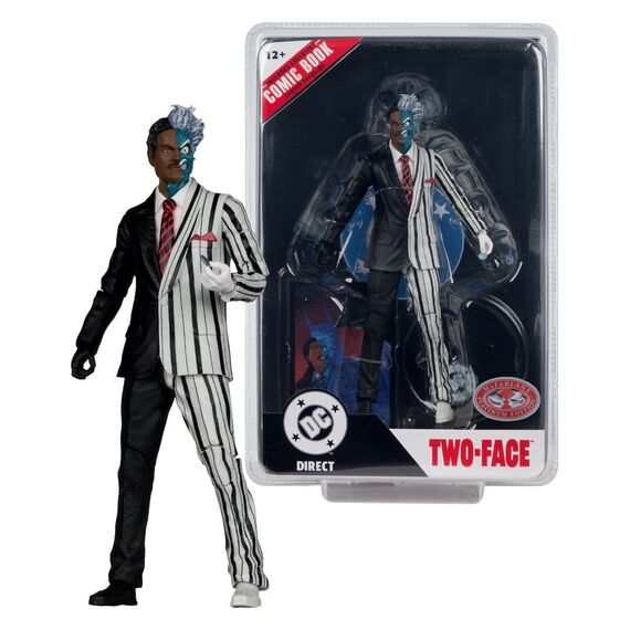 DC Direct Page Punchers Action Figure Two-Face (Batman 89) (Red Platinum Edition) 19 cm
