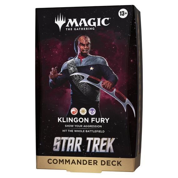 Magic the Gathering Star Trek Commander Decks Case (4) english