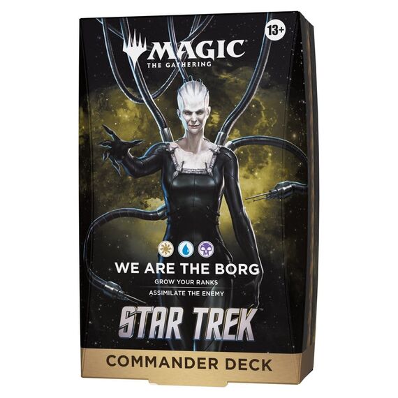 Magic the Gathering Star Trek Commander Decks Case (4) english