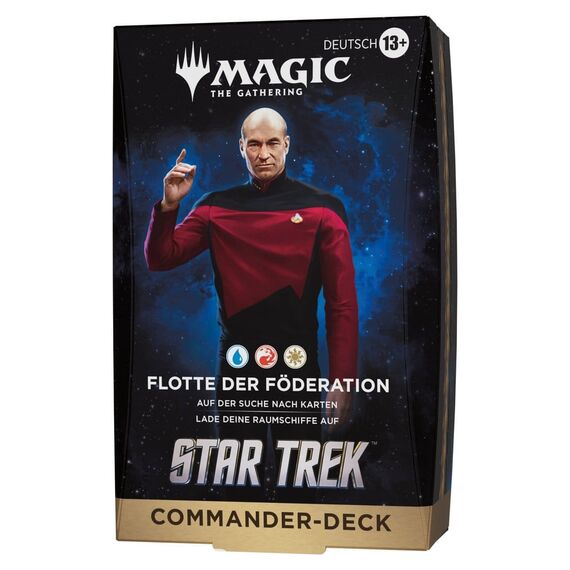 Magic the Gathering Star Trek Commander Decks Case (4) german