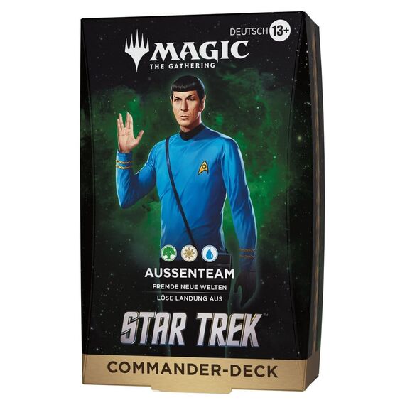 Magic the Gathering Star Trek Commander Decks Case (4) german