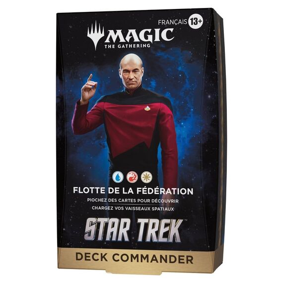 Magic the Gathering Star Trek Commander Decks Case (4) french