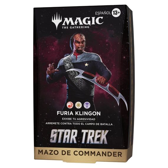 Magic the Gathering Star Trek Commander Decks Case (4) spanish