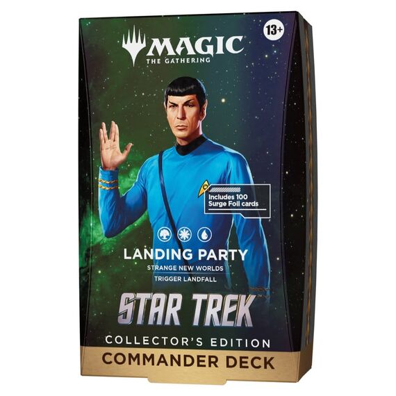 Magic the Gathering Star Trek Collector's Edition Commander Decks Case (4) english