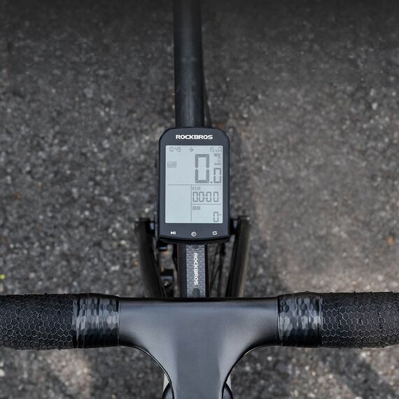 Rockbros FK-307W Carbon Fiber Bike Computer Mount - Black