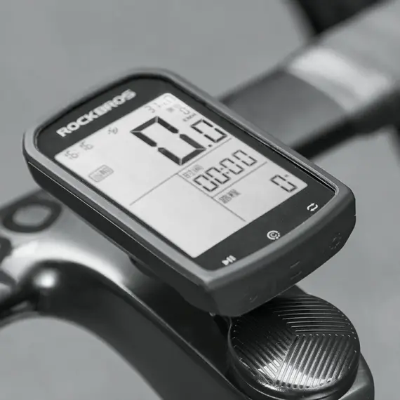 Rockbros WT-2 Bike Computer Holder with AirTag Space - Black