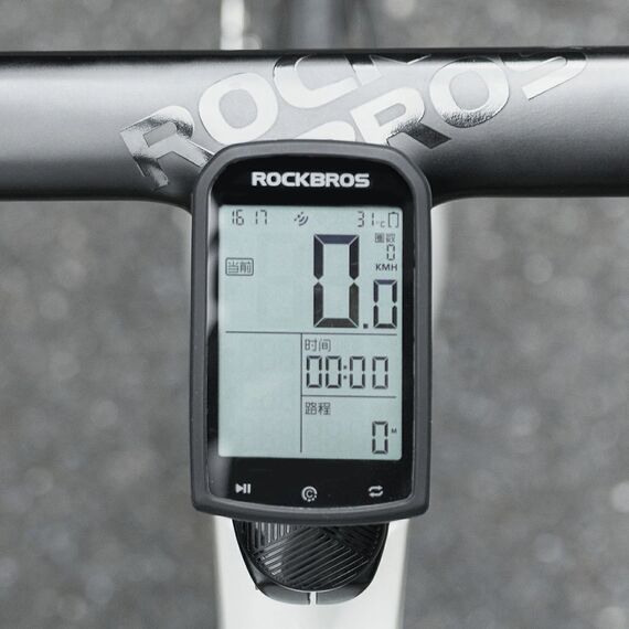Rockbros WT-2 Bike Computer Holder with AirTag Space - Black