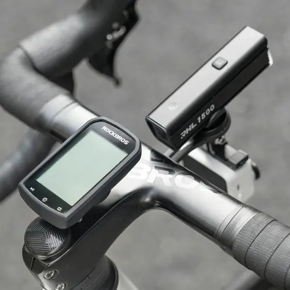 Rockbros WT-2 Bike Computer Holder with AirTag Space - Black