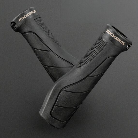 Rockbros G326PL Bicycle Grips - Black