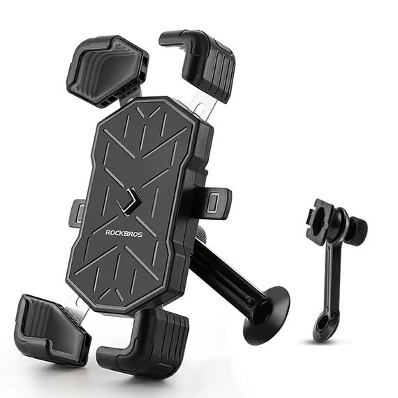 Rockbros HW-117 Handlebar Clamp Phone Holder - Black and Gray