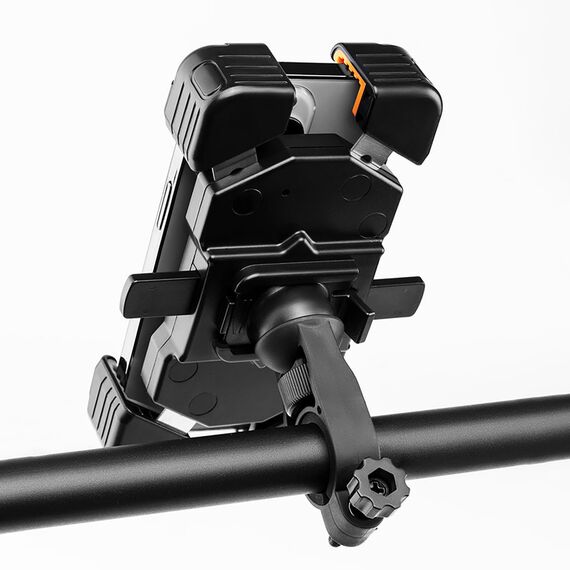 Rockbros HW-117 Handlebar Clamp Phone Holder - Black and Orange