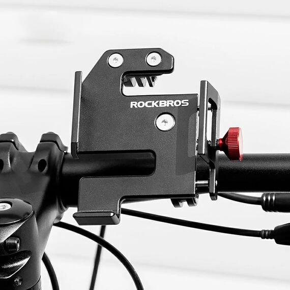 Rockbros 25210038101 clamp phone holder - black