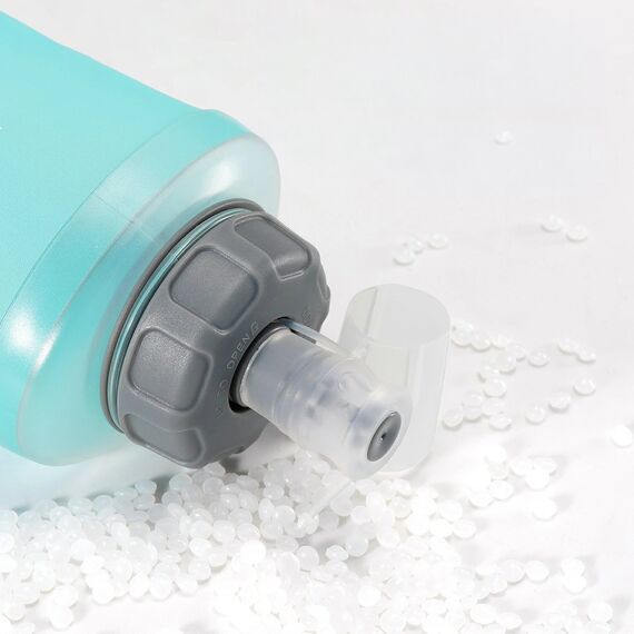 Rockbros 350017002 soft flask running water bottle 500 ml - light blue