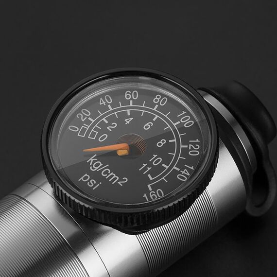 Rockbros HQ-67A-L03 BK Bicycle Pump with Pressure Gauge - Black