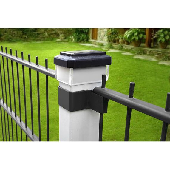 Garden pole solar light 61x41x45 mm Greenblue GB125 / 6/7 Solar LED Garden Lamp for fence post
