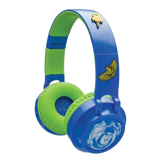 Lexibook - 3D DISNEY Toy Story design Bluetooth® and Wired foldable Headphones with safe volume limitation (HPBT015TS) / Toys