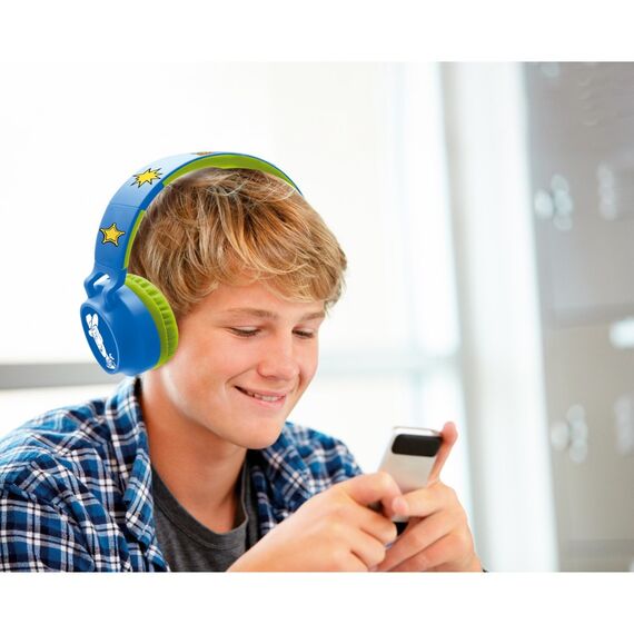 Lexibook - 3D DISNEY Toy Story design Bluetooth® and Wired foldable Headphones with safe volume limitation (HPBT015TS) / Toys