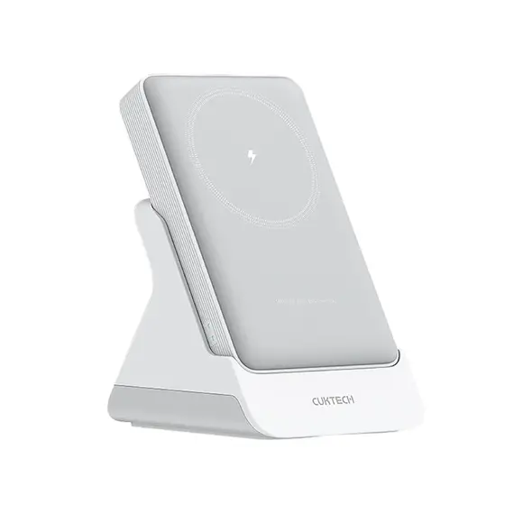 Cuktech WPB100N 20W 10000mAh Magnetic Power Bank with Stand - White