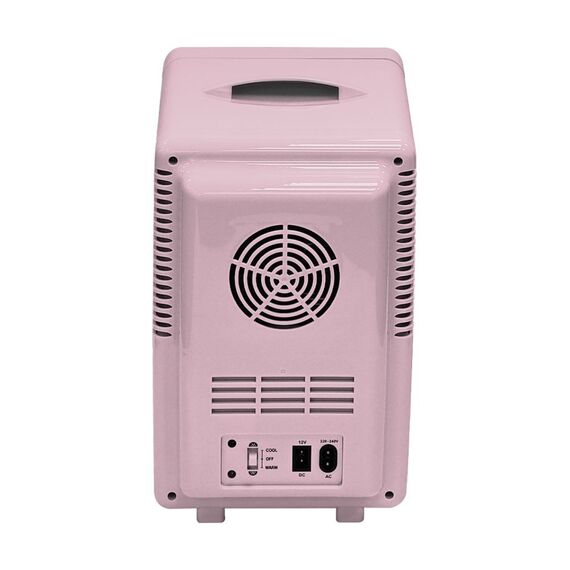 ELLE Home ESDAFX08PUEU 8L  Mini Fridge with LED Makeup Mirror Purple