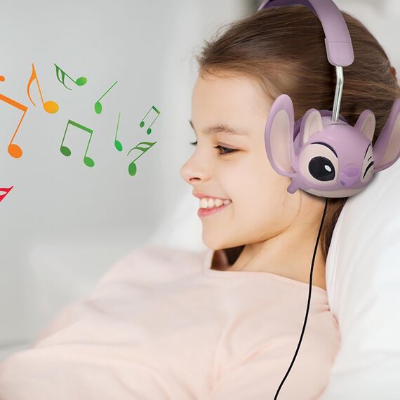Lexibook - DISNEY Stitch Angel Wired Foldable Headphone with safe volume limitation (HP015D1) / Toys